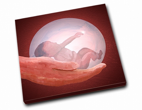 Canvas Print `Parel in Gods hand`